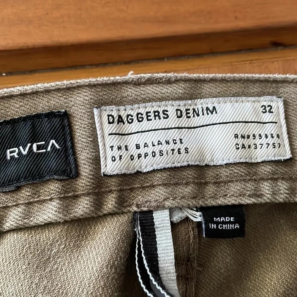 RVCA Daggers Denim Size 32